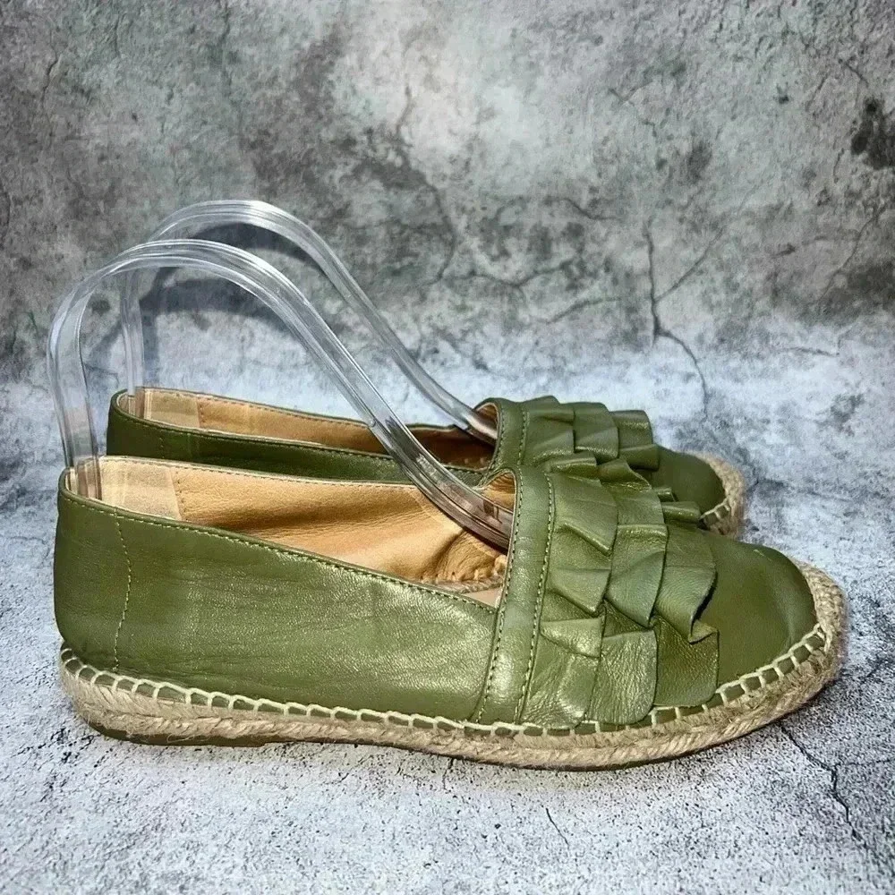 4501. A/ANTHROPOLOGIE ALEXANDER RUFFLE‎ ESPADRILLE  FLATS WMNS EU 36 US 6